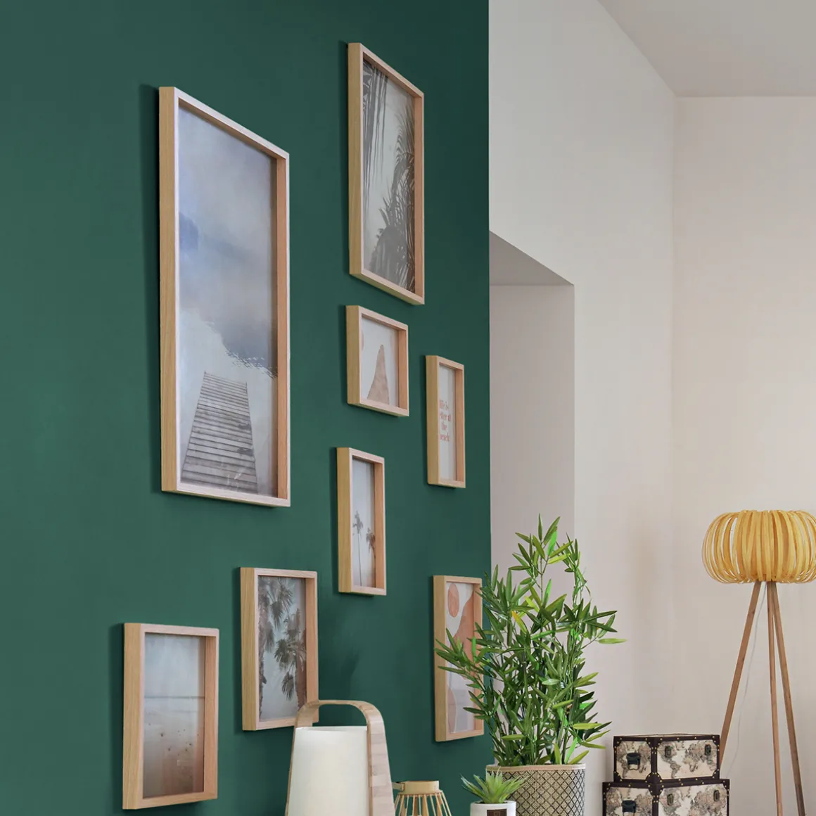 8 affiches encadrées"Paysage"