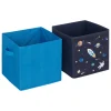 2 bacs rangements enfant "Espace"