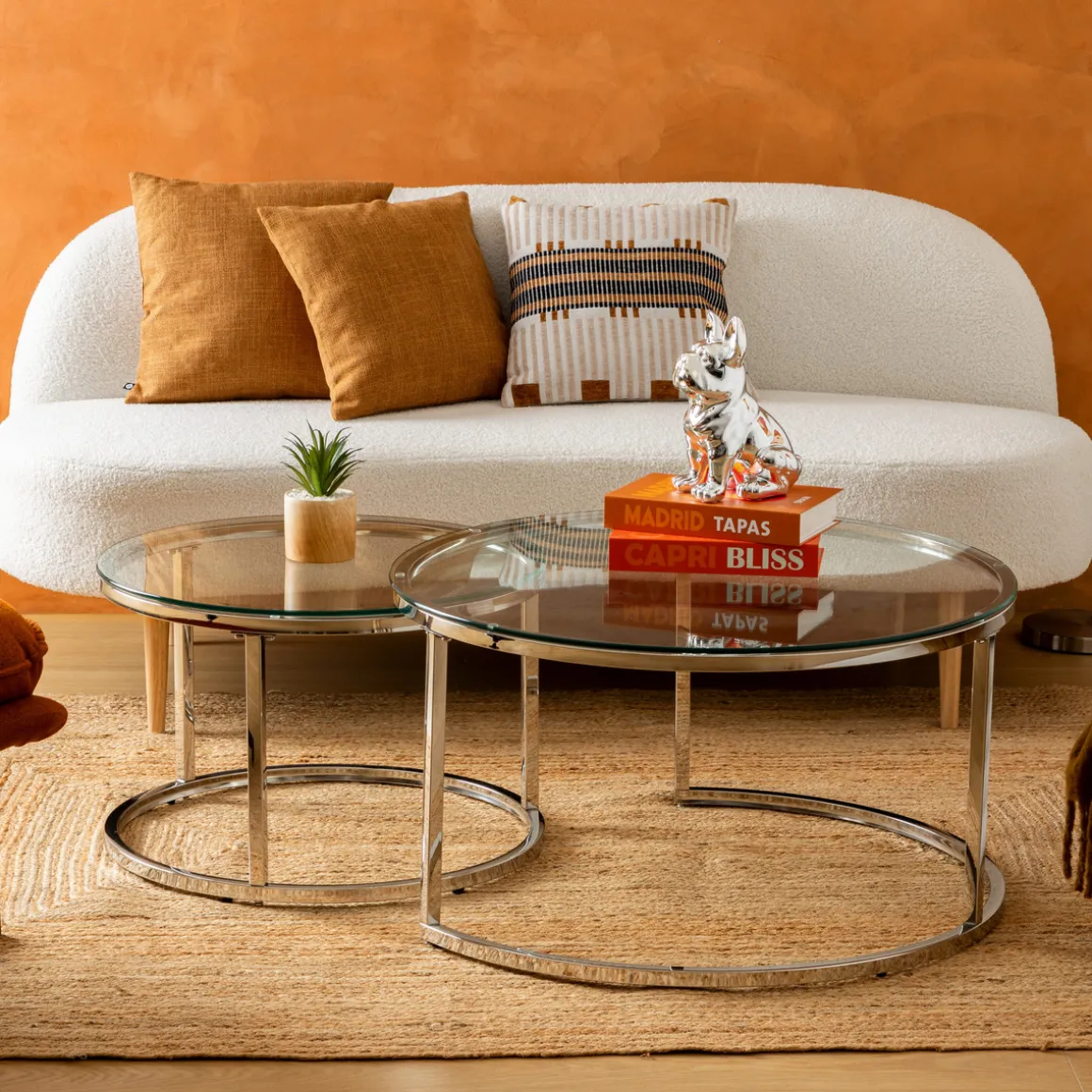 2 tables gigognes "Kneo"