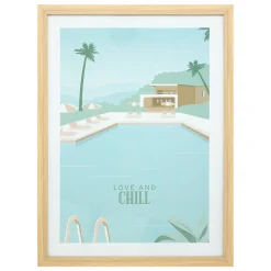 Affiche encadrée love "François"