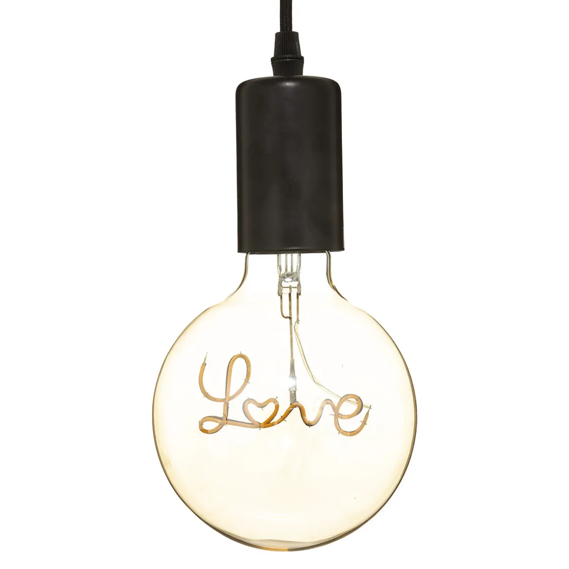 Ampoule LED mot "Love"