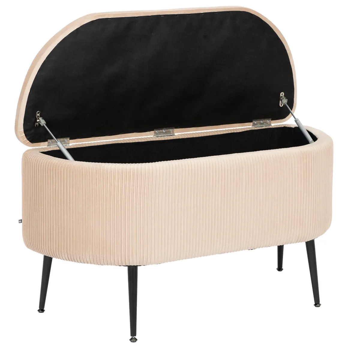 Banc coffre velours "Solaro"