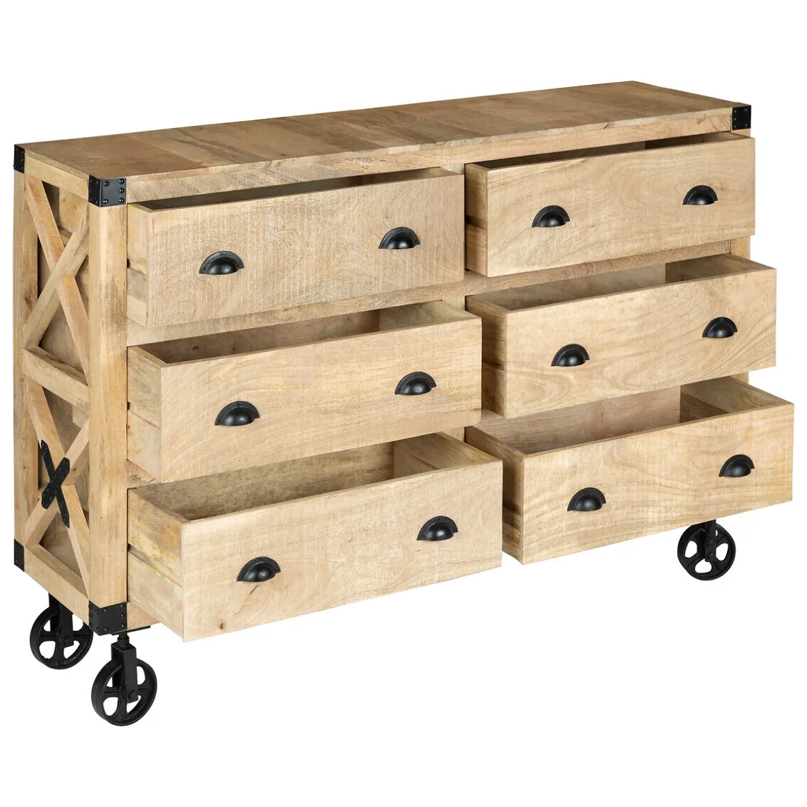 Buffet 6 tiroirs "Silas"