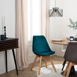 Chaise "Baya", pieds hêtre