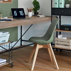 Chaise "Baya", pieds hêtre