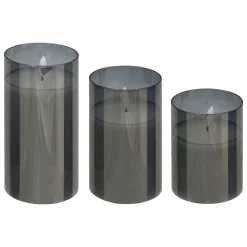 Coffret 3 bougies LED "Sena"