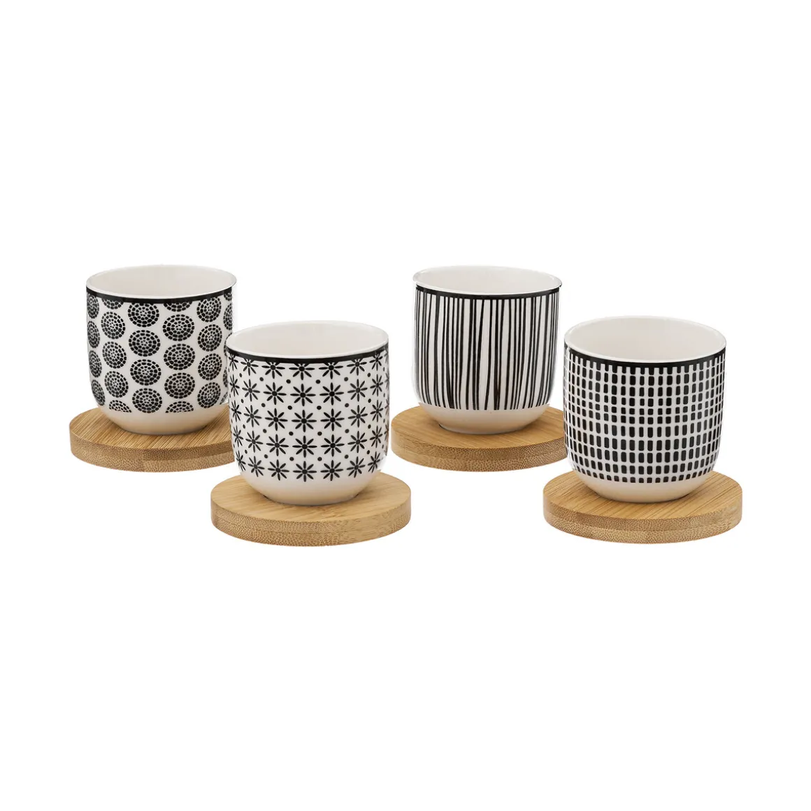 Coffret 4 tasses "Bohemia"