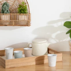 Coffret 4 tasses "Leo"