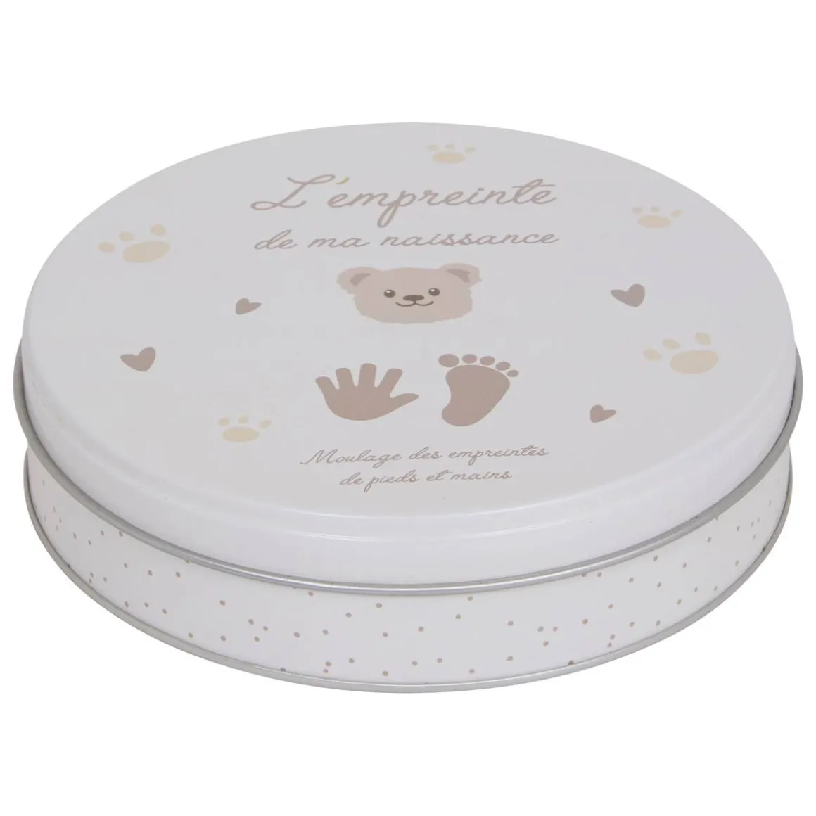 Coffret empreinte avec peluche "Aniel"