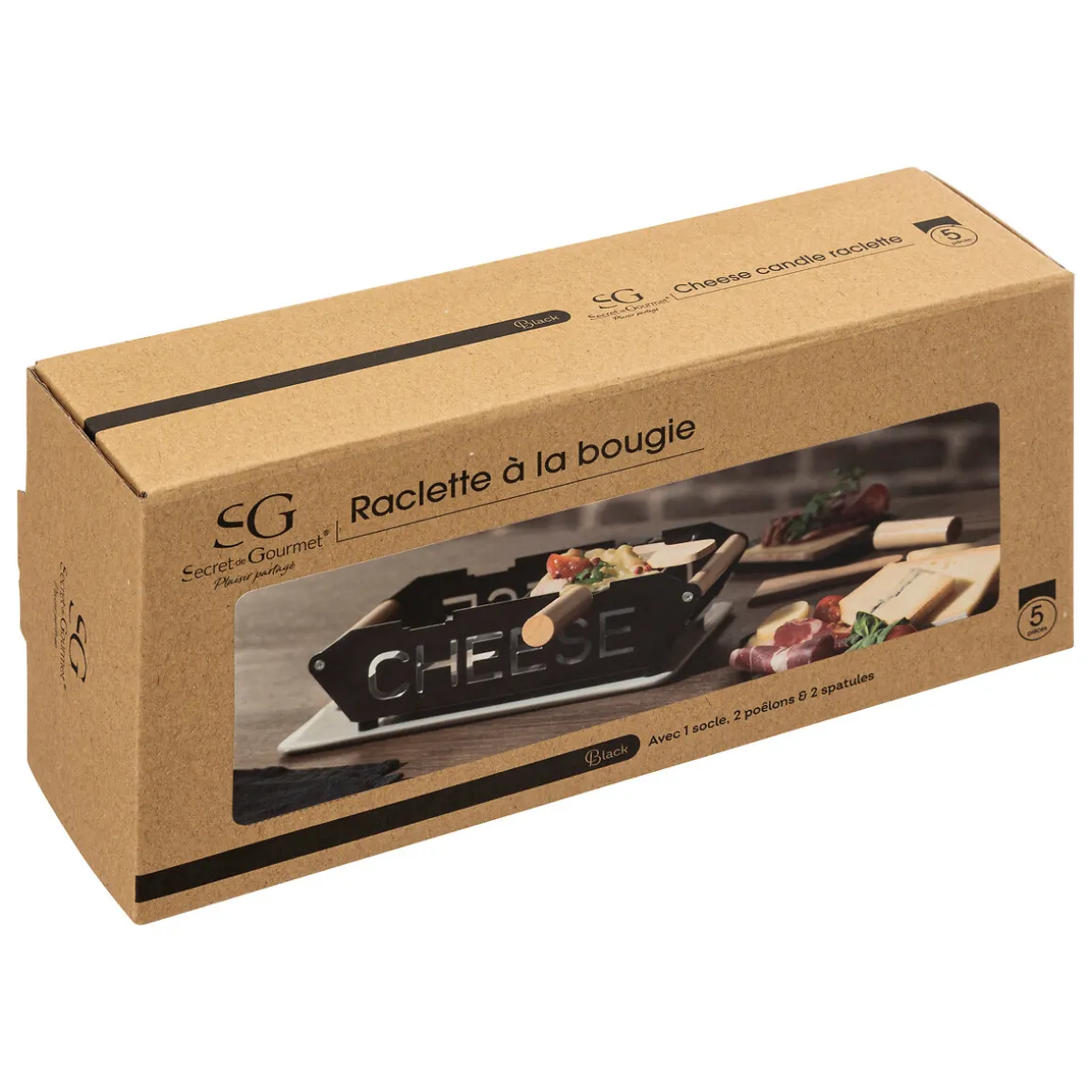 Coffret raclette à la bougie 2 personnes