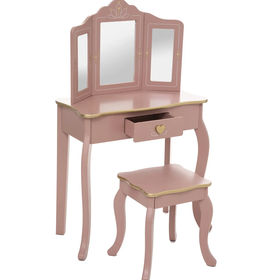 Coiffeuse et tabouret enfant "Sissi"