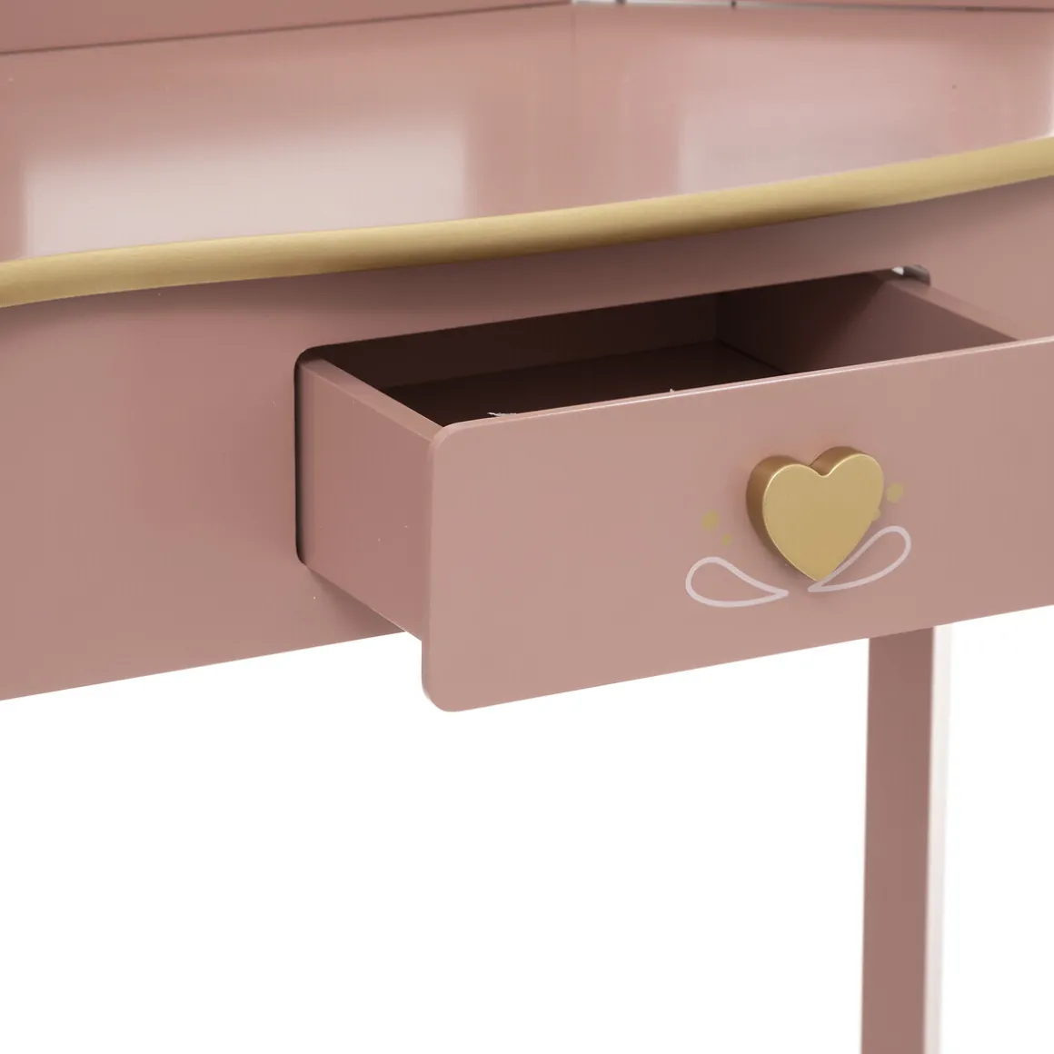 Coiffeuse et tabouret enfant "Sissi"