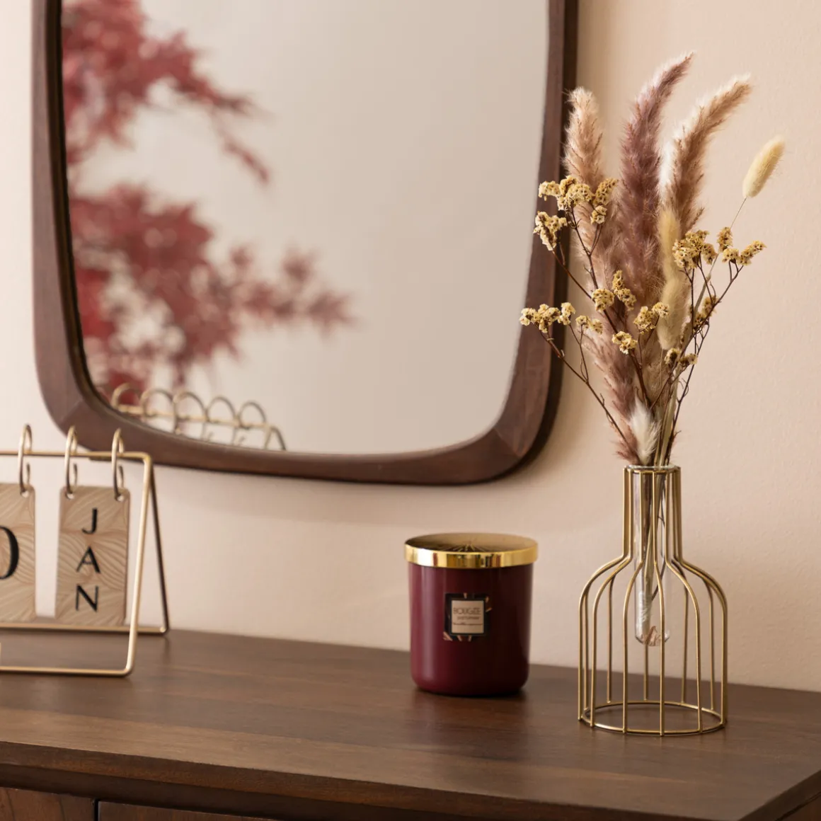 Composition fleurs séchées "Automne"