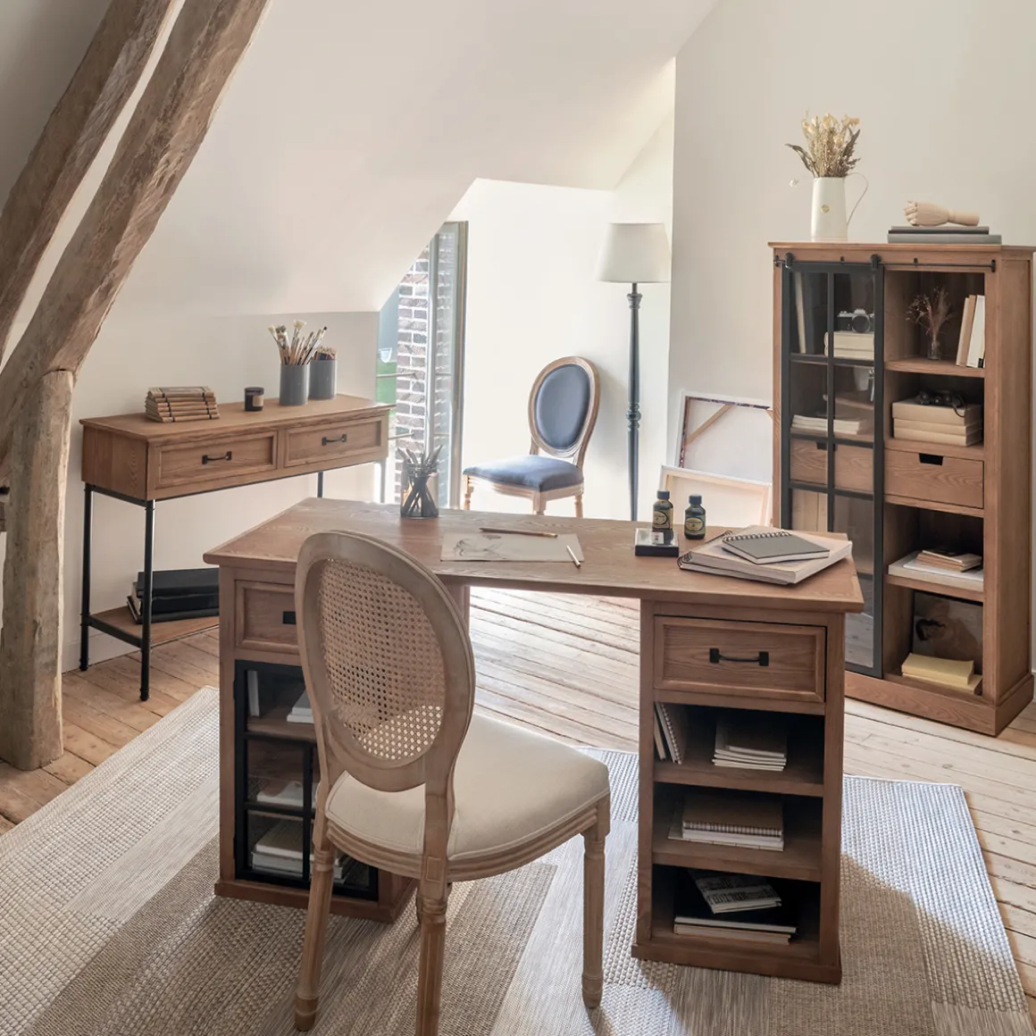 Console 2 tiroirs "Danik"