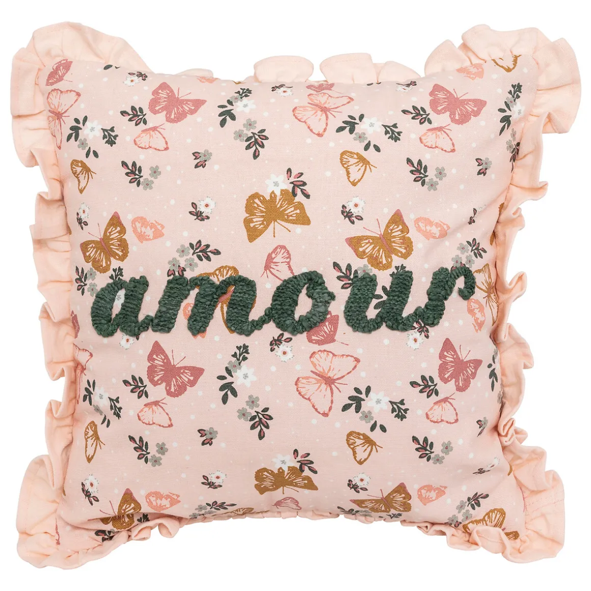 Coussin brodé "Alina"