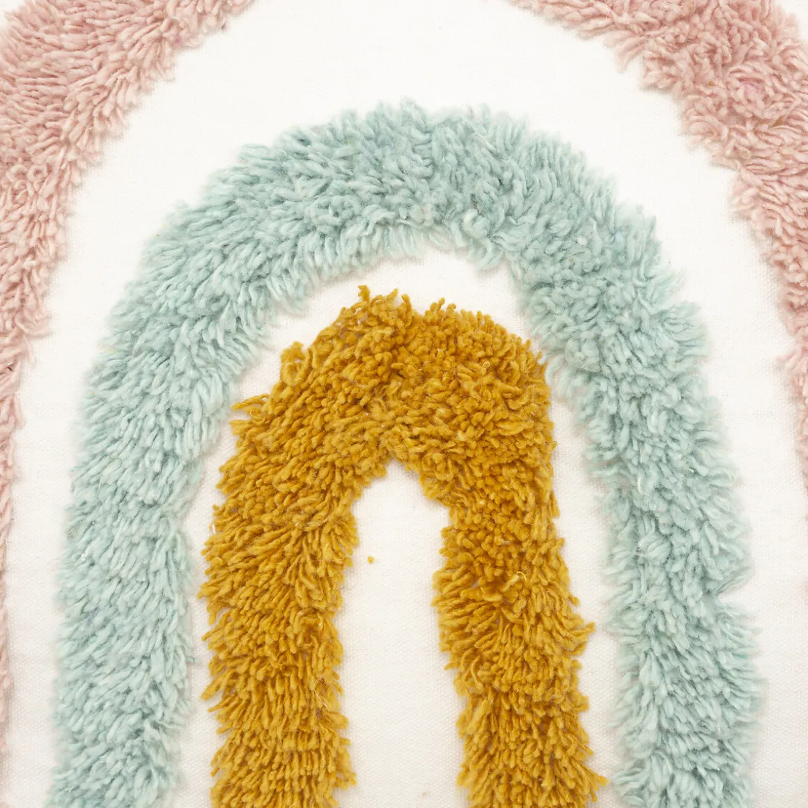 Coussin enfant "Arc-en-ciel", coton