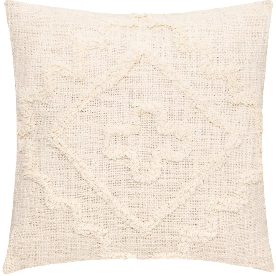 Coussin "Inca", coton tufté