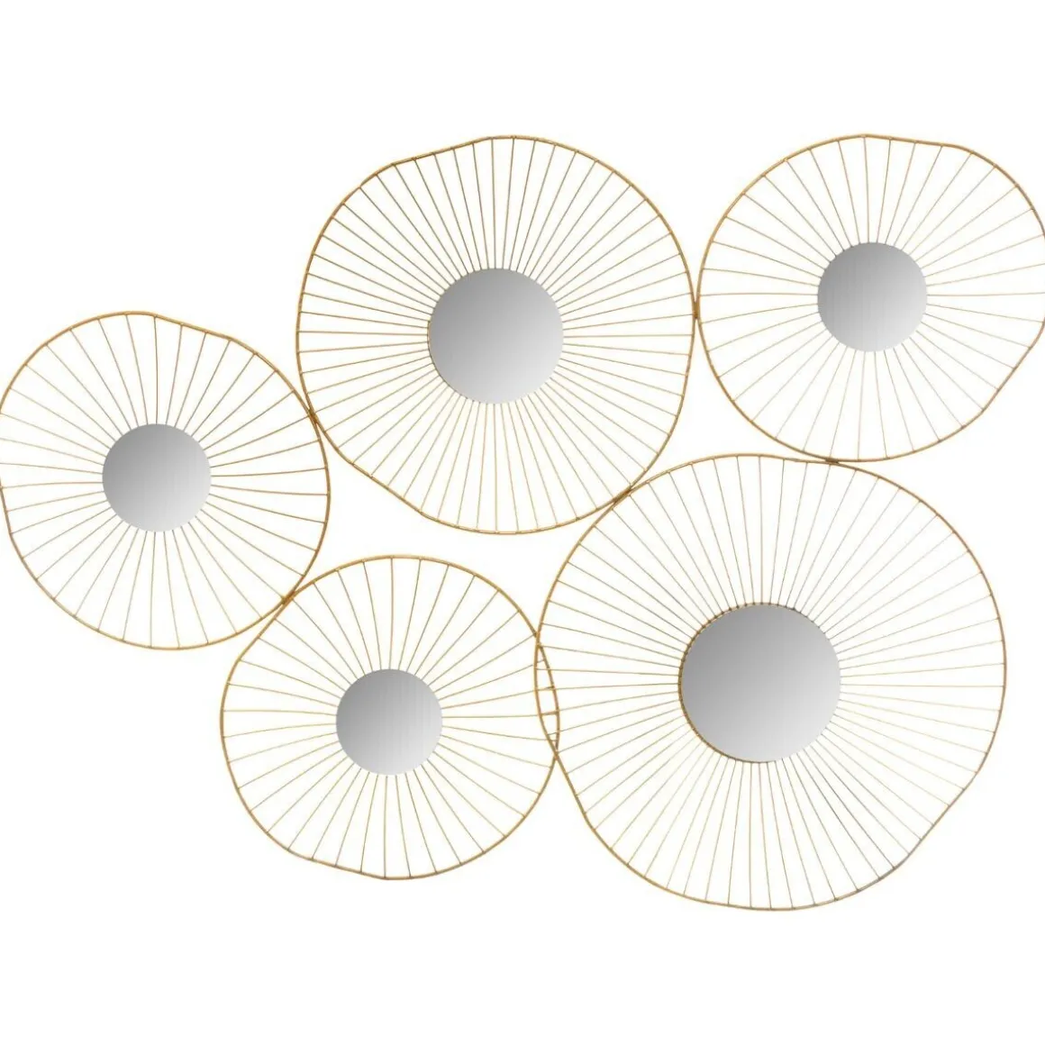 Déco murale 5 miroirs "Oli"