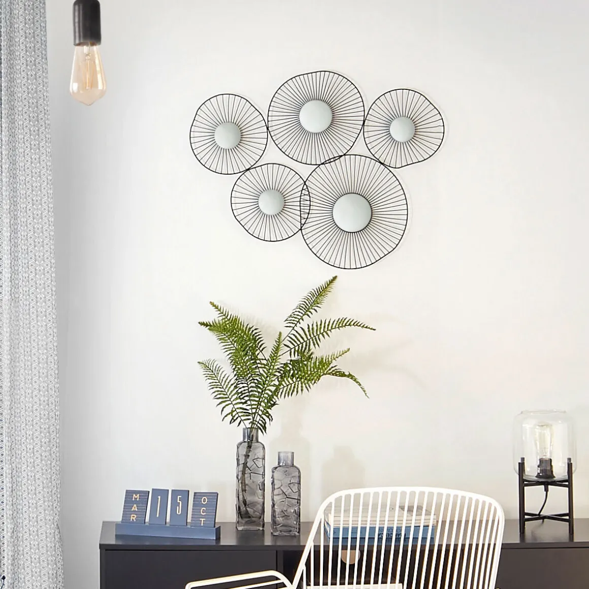 Déco murale 5 miroirs "Oli"