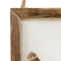 Déco murale bombée plume