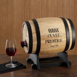 Distributeur de vin tonneau