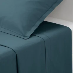 Drap plat en coton