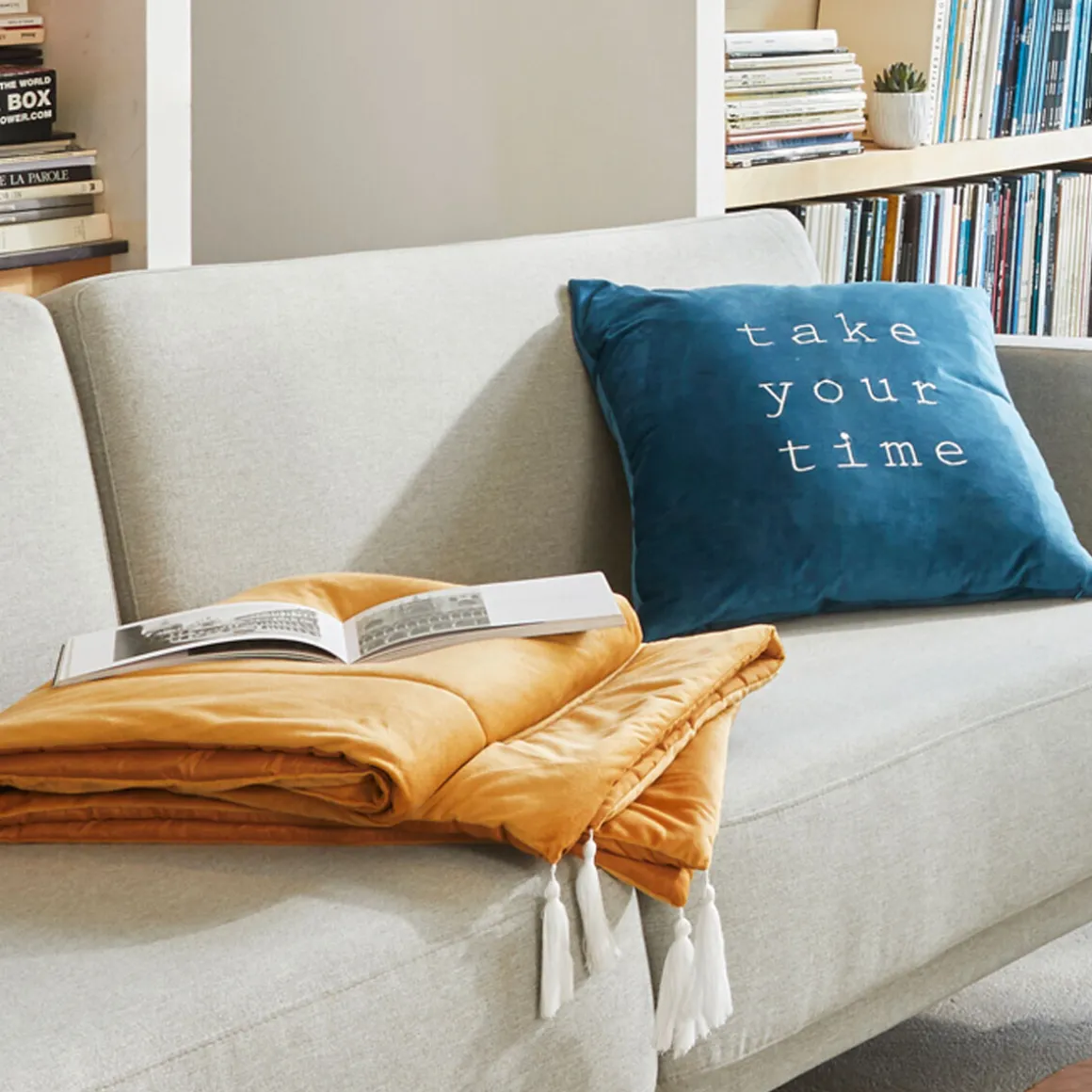 Édredon "Sonia", velours