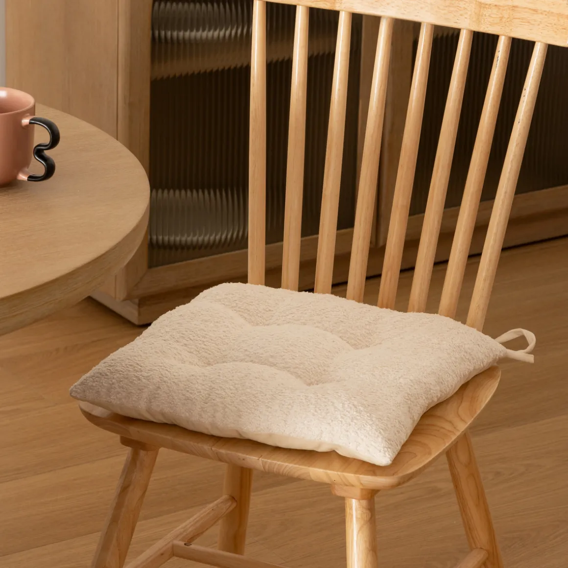 Galette de chaise bouclette "Soana"