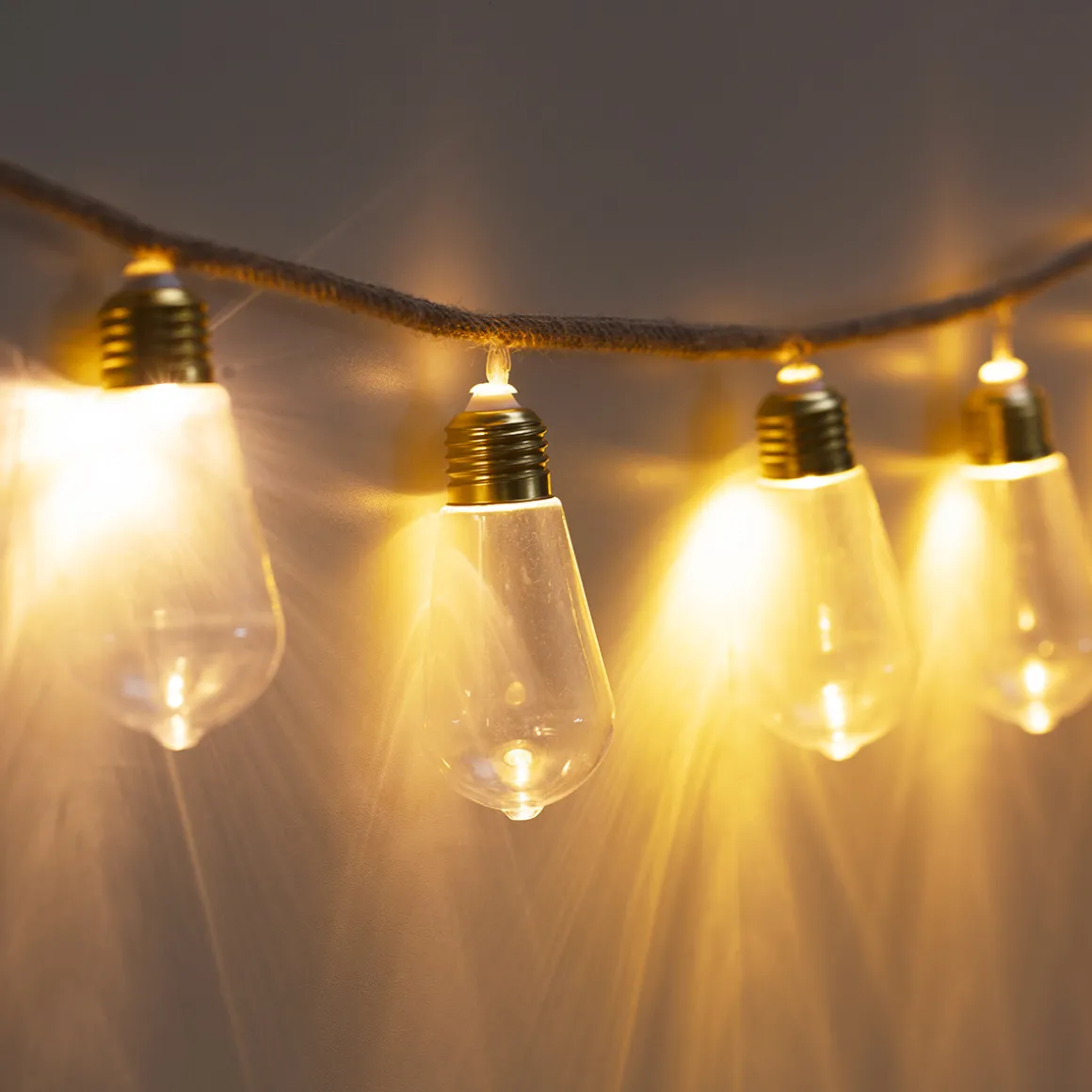 Guirlande LED 10 boules, pile