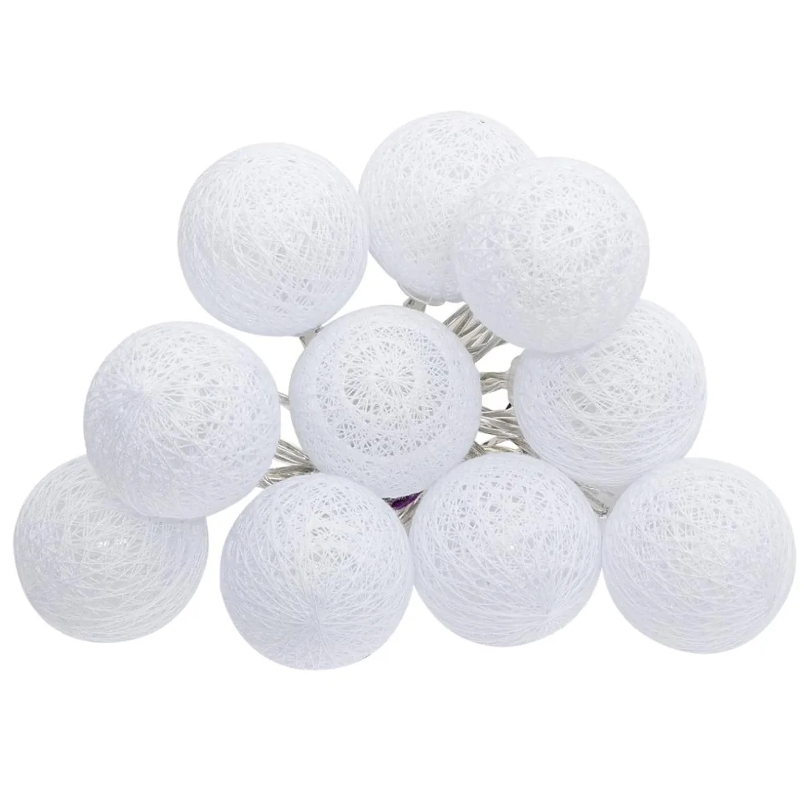Guirlande LED 10 boules, pile