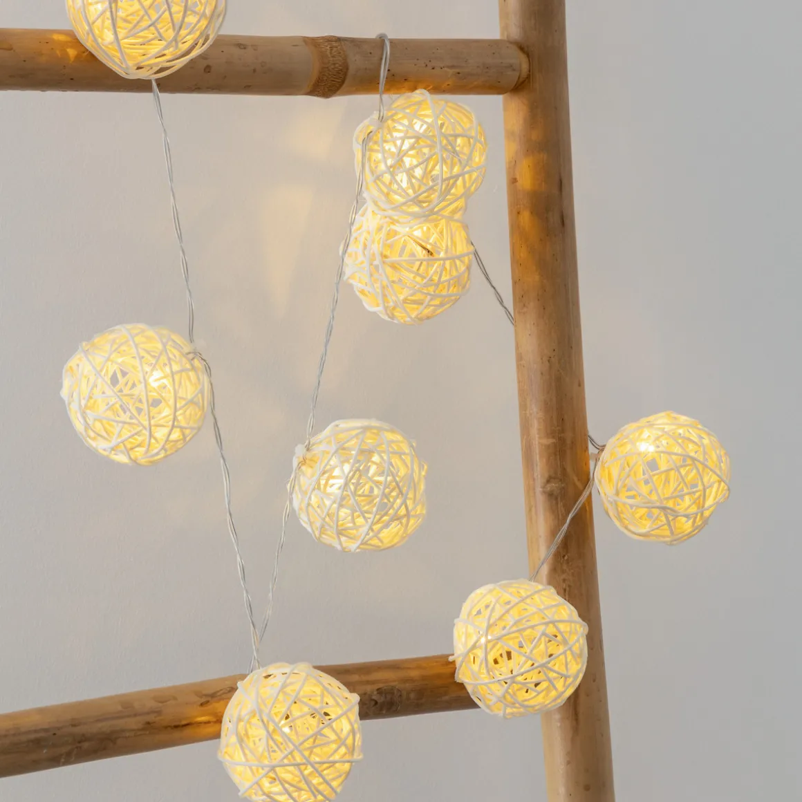 Guirlande LED 10 boules, pile