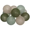 Guirlande LED 10 boules, pile