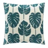 Housse de coussin "Feuilles"