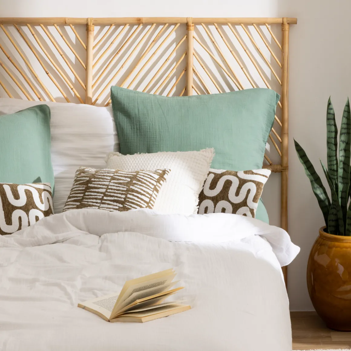 Housse de coussin "Jeni", chenille