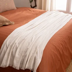Jeté de lit "Widdy", coton