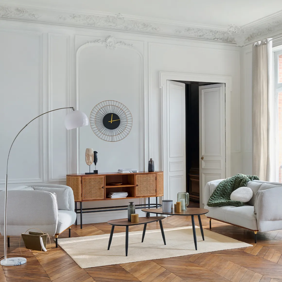 Lampadaire arc "Geda"