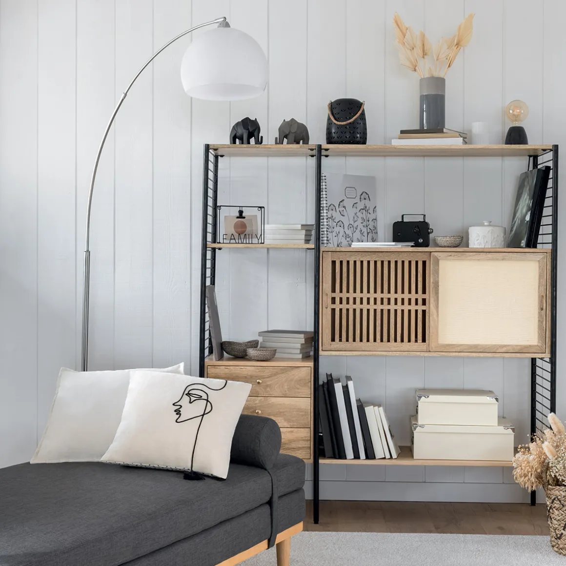 Lampadaire arc "Geda"