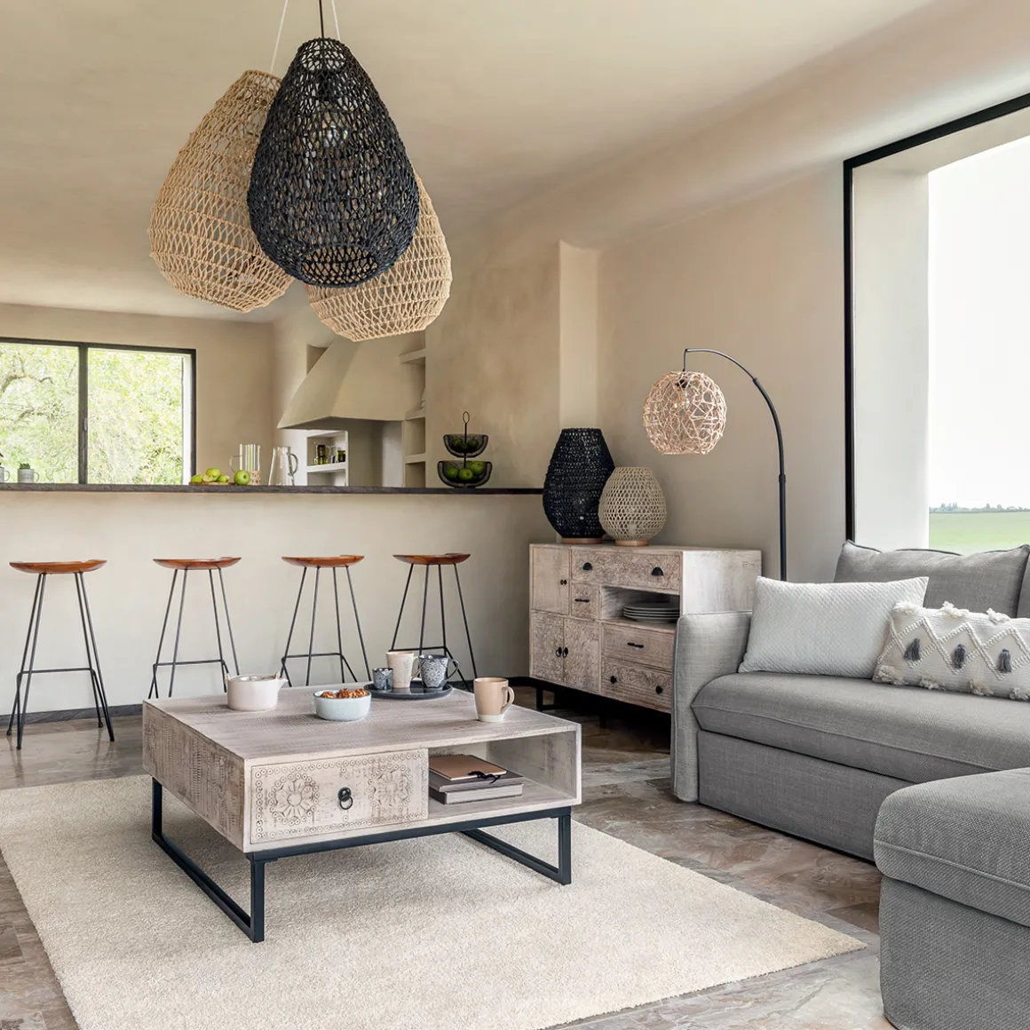 Lampadaire arc "Raahe"