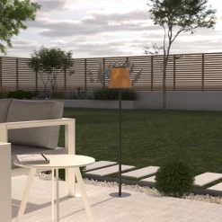 Lampadaire d'extérieur solaire et USB "Kessy"