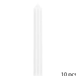 Lot de 10 bougies bâtons