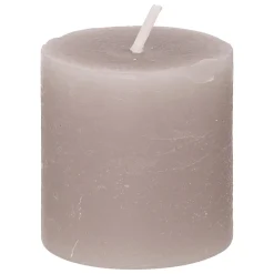 Lot de 4 bougies rustiques "Olia"