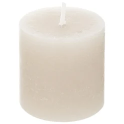 Lot de 4 bougies rustiques