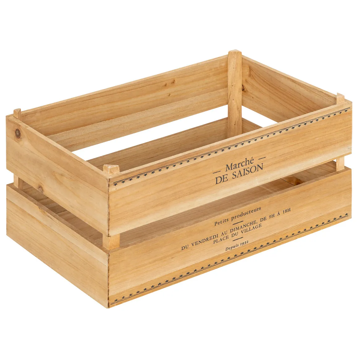 Lot de 2 cagettes "Little cottage"