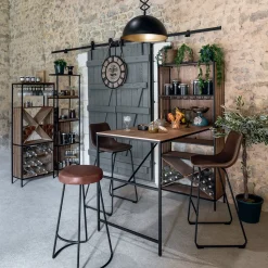 Lot de 2 chaises de bar "Lois"