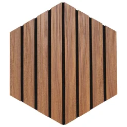 Lot de 3 panneaux décoratifs tasseaux bois Colva