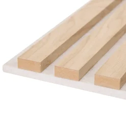 Lot de 3 panneaux décoratifs tasseaux bois Colva