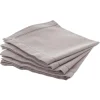 Lot de 4 serviettes de table "Chambray"
