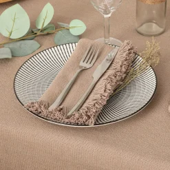 Lot de 2 serviettes de table "Maha"