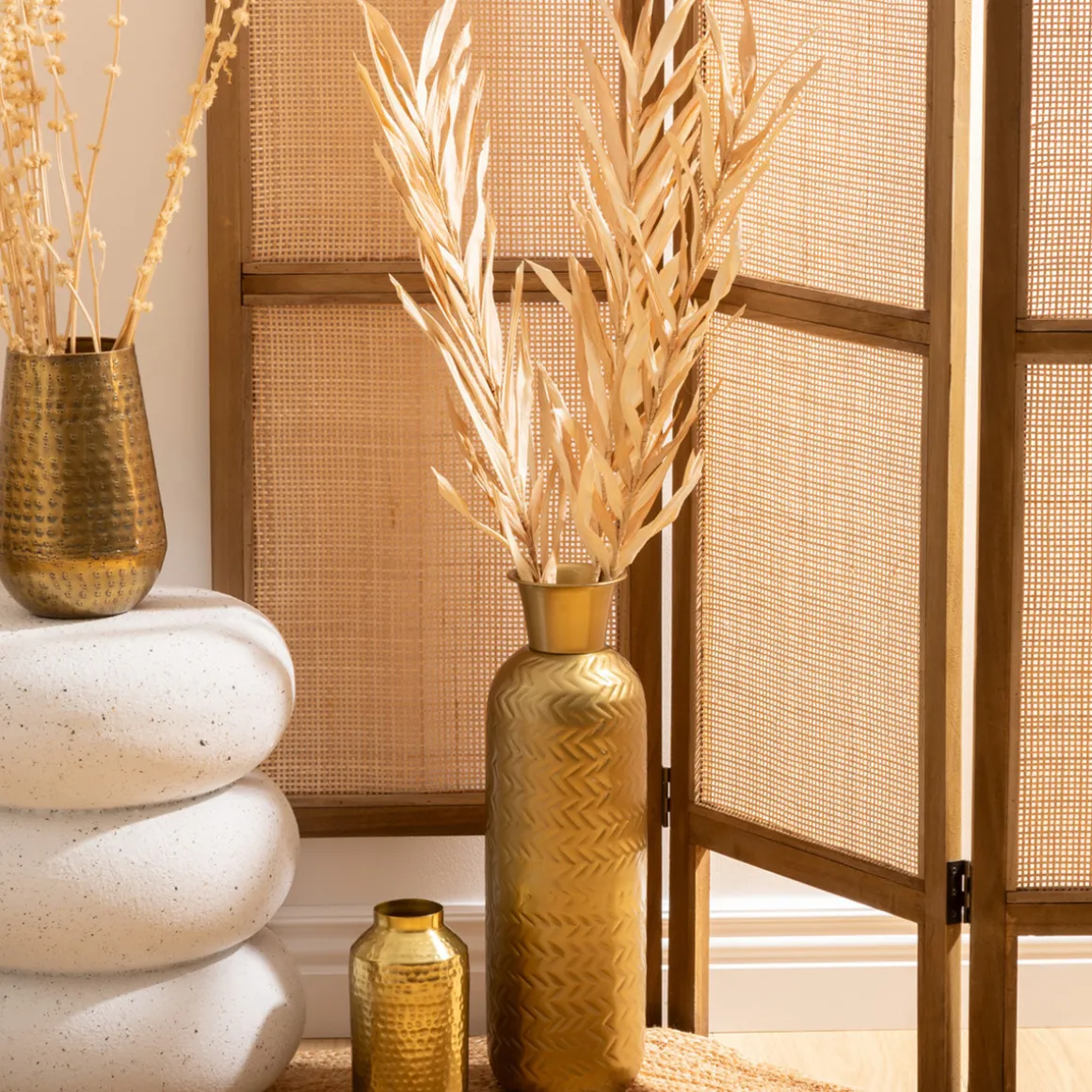 Lot de 3 tiges de palmier "Ova"