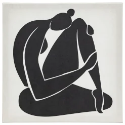 Lot de 5 toiles imprimées